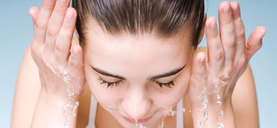 Washing face