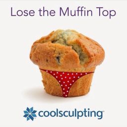 Lose your muffin top with CoolSculpting!