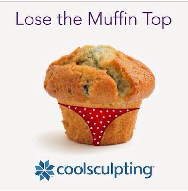 Lose your muffin top with CoolSculpting! | Contour Dermatology Lose your muffin top with CoolSculpting!